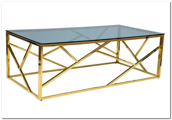 Журнальный стол ESCADA-A SIGNAL затемненное стекло - золото заказать в интернет магазине по цене 39 335 руб. в Самаре