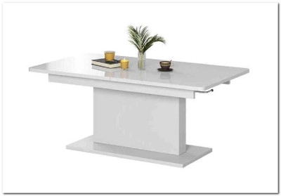 Стол-трансформер Halmar BUSETTI белый мат/белый мат